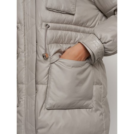 Winter jacket, size 50, light brown color-9