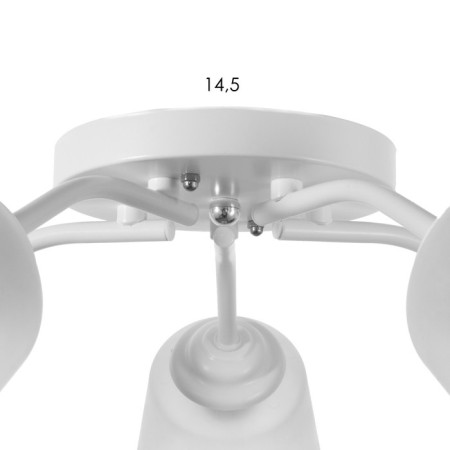 Causte "Online" (cylinder) 5x15W E27 Model: BR 00207 White/Transparent-3