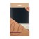 Diary of Leduced A5+, 136 Persona sheets, solid cover, recited leather, lies, silver sight, beige unit 70 g/m2, blue