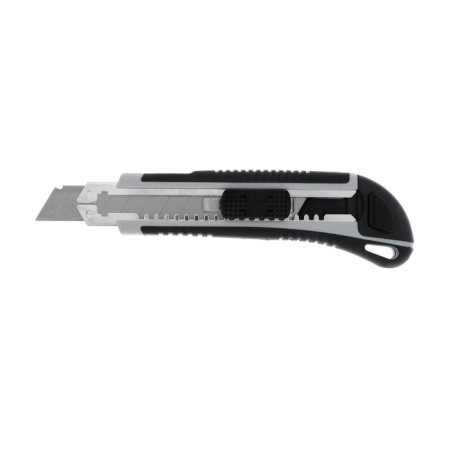 Knife universal tundra, metal guide, 2 spare blades, 2K case, 18 mm-6