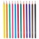Colored pencils, 12 colors, trihedral, gravity farz