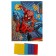 Application "superhero", soft mosaic, 17 × 23 cm