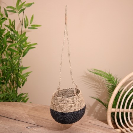 Kashpo wicker, suspended 20x20x65 cm-1