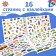 A set of 1000 stickers for boys, 2 pcs.