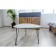 Cubic cube table, 870 × 670 × 446 mm, color of marble Monte white