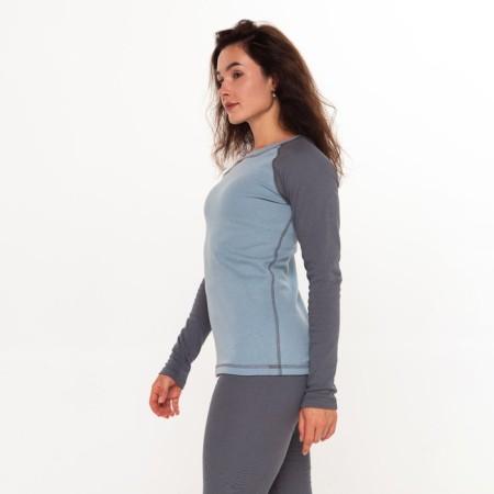 Women's thermal underwear (longshit, leggings) color gray-blue, size 48-2