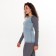 Women's thermal underwear (longshit, leggings) color gray-blue, size 48