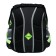 School backpack 40x33x15cm, ergonomic back, Across 410, gray/green