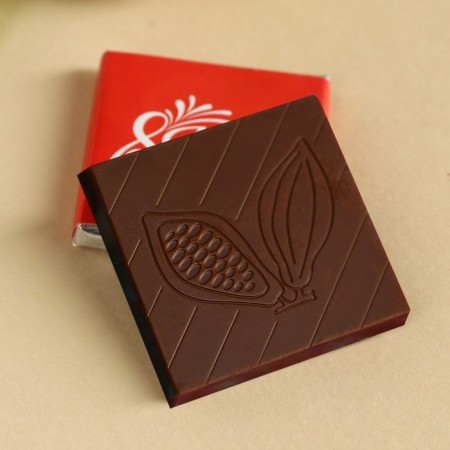 Milk chocolate in the postcard "Congratulations", 5 g.-1