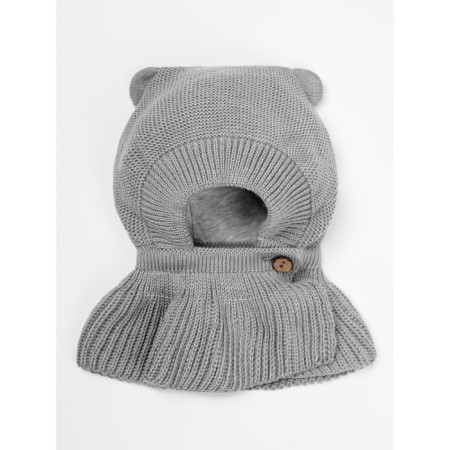 Hat helmet Children's Amarobaby Pure Love Helmet, lining, size 42-44 cm, color gray color-7