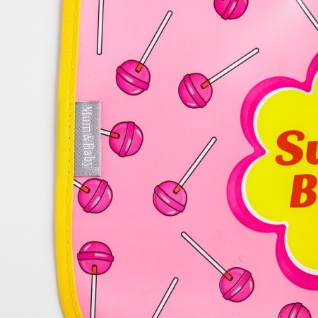 Sweet Baby feeding bib with Velcro, with a pocket-2