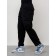Cargo jeans male, size 56, black color