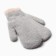 Women's mittens at the lawsuit Minaku Runny 22 cm gray gray