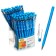 Ballic handle 0.5mm rod blue, blue body with a pattern, barcode on a piece