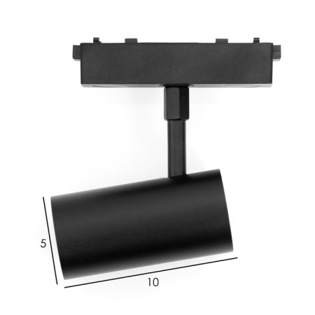 TRUKOL LOW ULTRA "CILINDR" LED 10W 3000K-5700k CRI90 Black 5x10x16.9 cm-10