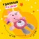 Suspension on the crib and stroller "Hedgehog", musical, light