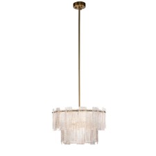 Светильник на штанге Indigo, 12013/6R Brass. 6х40Вт, E14, 500х500х545/1345 мм, цвет прозрачный