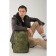 Male backpack, lightning department, 3 outer pockets, “ZFTS”, camouflage color/hack