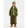 Demisason windbreaker for Minaku boys from SoftShell on fleece, waterproof, olive, height 104 cm