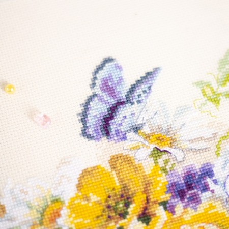 Set for embroidery "Summer in the basket" 38 x 28-5