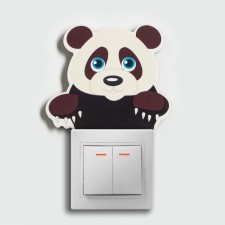 Wall decor, sticker on the switch 