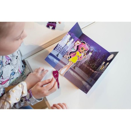 Magnetic game "Dress the doll: Stylish little thing"-9