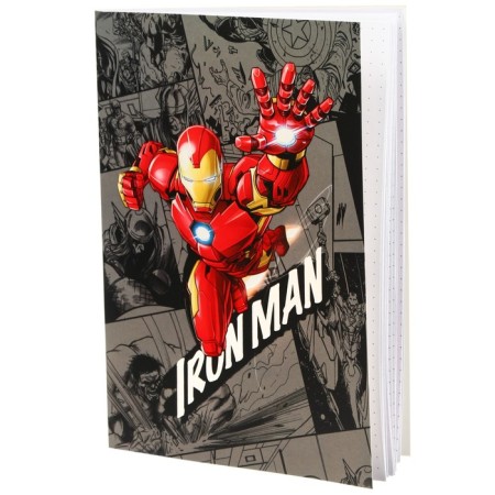 Notepad A5, on the paper clip, 40 sheets, to the point, UV-LK, Iron Man, Avengers-10