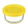 Smart Solutions baking and storage container, round, with a lid, 236 ml, yellow color
