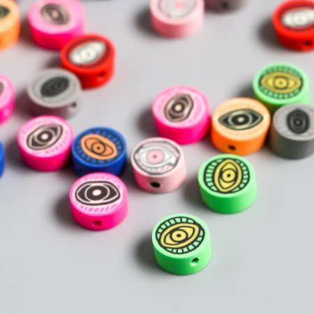 Beads for PVC "Eyes" Set 25 pcs 0.5x0.9x0.9 cm-1