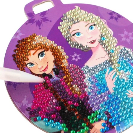 Diamond mosaic on the suspension "New Year" Cold heart-2