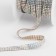 Rhound rhinestones, with holography, width - 7 mm, 4.5 ± 0.5 m, silver color