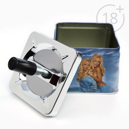 Blessing side ashtray "Girl", 9 x 12 cm-1
