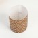 Paper form for cupcake, muffins and kulich "GV Golden" 70 x 85 mm