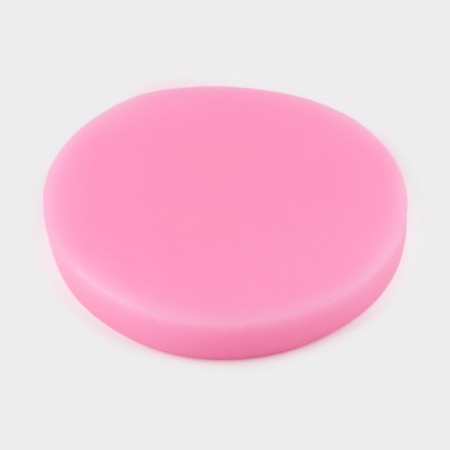 Mold "Gemstones", silicone, d = 7.3 cm, pink color-2