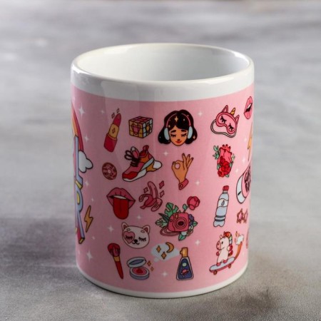 Girl Pwr Sublimation Mug 320 ml-1