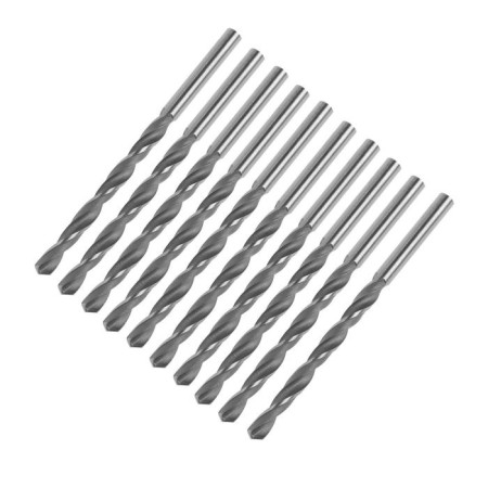 Tundra metal drill, HSS, cylindrical shank, 4.9 x 85 mm, 10 pcs.