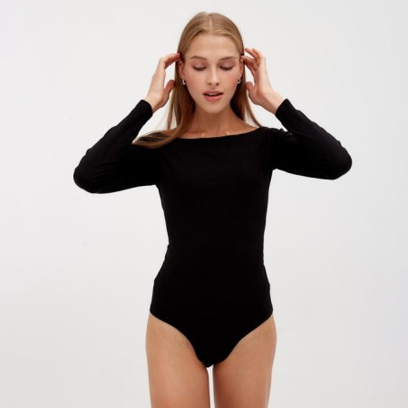 Body Female Minaku: Basic Lines, Black Color, Size 48