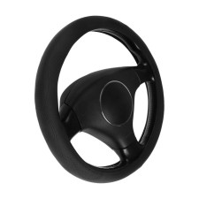 Torso braid, Pu skin, massage insert, perforation, size 38 cm, black