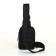 Slong bag from textiles, black color