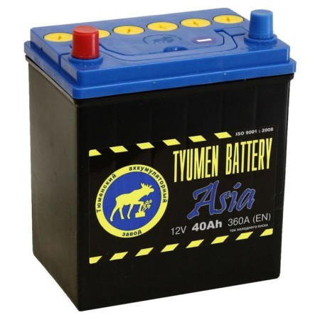 Battery Tyumen 40 Ach 6ST-40L, Asia
