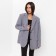 Women's jacket with a cut on the back of MIST size L-XL, color gray