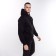 Sweatshirt with the basis of men, the color is black, size 56