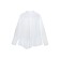 Women's shirt with an asymmetric Basque Contse Elegant, size XL, color White