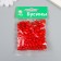 A set of plastic beads "Astra" 6 mm, 20 g (170 +/- 10pcs), red