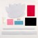 Set for creating a felt bag with perforation "cute cat"