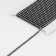 Rhinestones on threads, 3 mm, 9 ± 1 m, black color