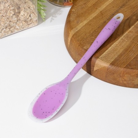 Spoon Garnish shares "Leonardo", silicone, 27 cm, lilac color