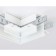 Ambrella connector angular for the built -in tire pipeline Magnetic GL3352 WH, white