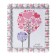 Photo frame plastic for metal 20x25 cm "Gems" silver 27.5x23.5x1.5 cm