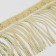 Braid with sequins "fringe", d = 3 mm, 10 cm, 4.5 ± 0.5 m, gold color